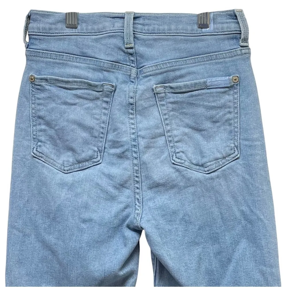 7 For All Mankind High Waist Skinny Slim-Fitting Women’s Jeans Size 25 - Image 4