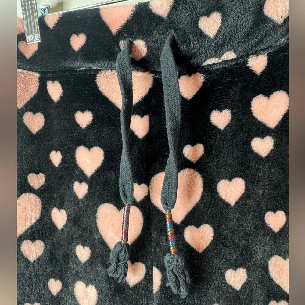 Wildfox Heart Plush Pajama pants Large - Image 3