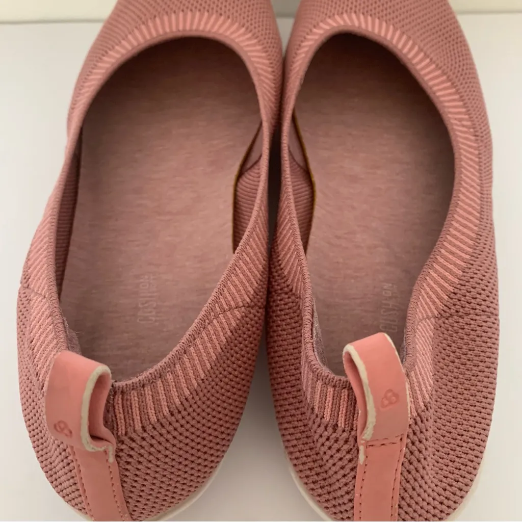 Clarks Cloudsteppers Ayla Paige Mauve Knit Slip On Flats Size 8M - Image 7