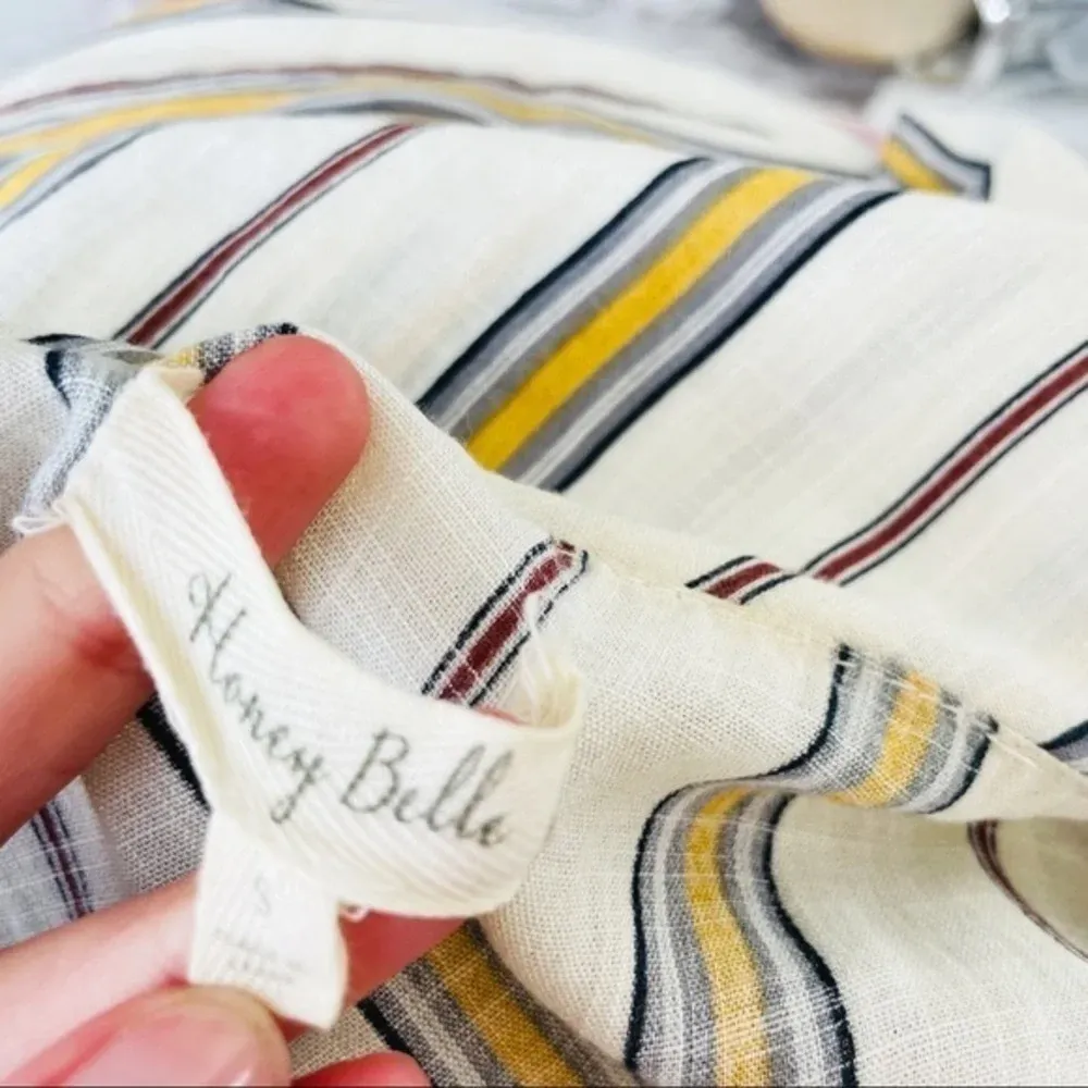 HONEY BELLE Stripe‎ Tiered Jumper Size Small - Image 8