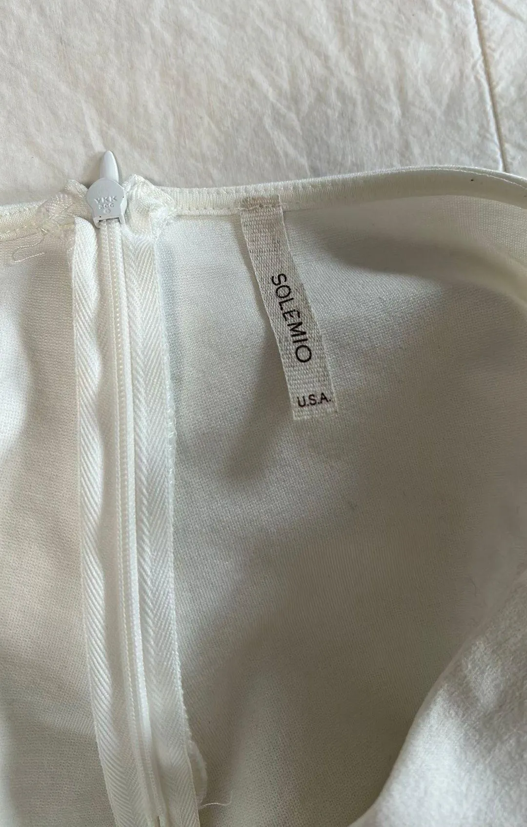 Solemio White Skort  - Image 3