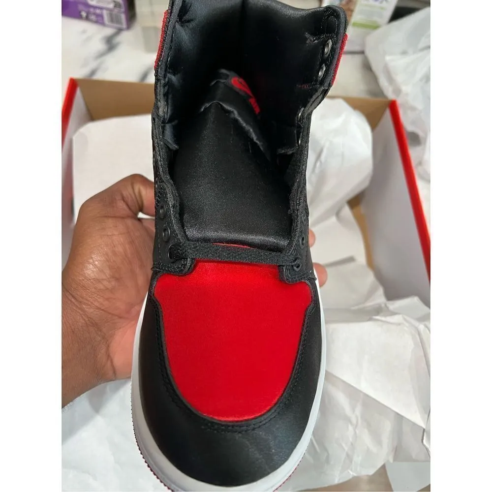 Jordan 1 Retro High OG Satin Bred (W) Women's Shoes FD4810-061 sz 10 - Image 5