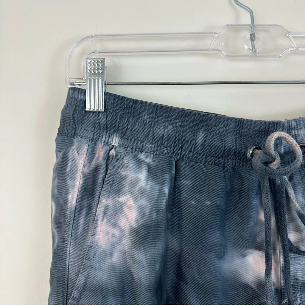Sanctuary x Anthropologie | Women’s Blue Tie Dye Cargo Joggers Casual Pants XS - Image 3