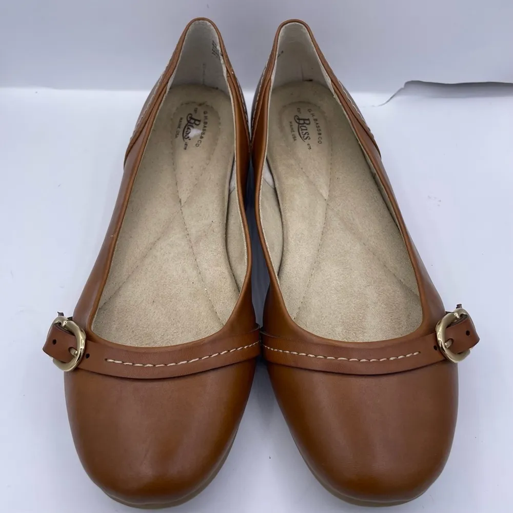 G.H Bass & Co leather flats Bass-Matilda women Size 8 1/2M - Image 2