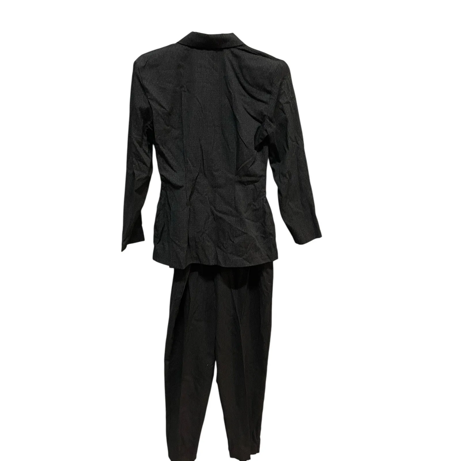 All That Jazz 2pc Suit Blazer Pants Set Gray Black Dance Size 11/12 Vintage 90s - Image 6