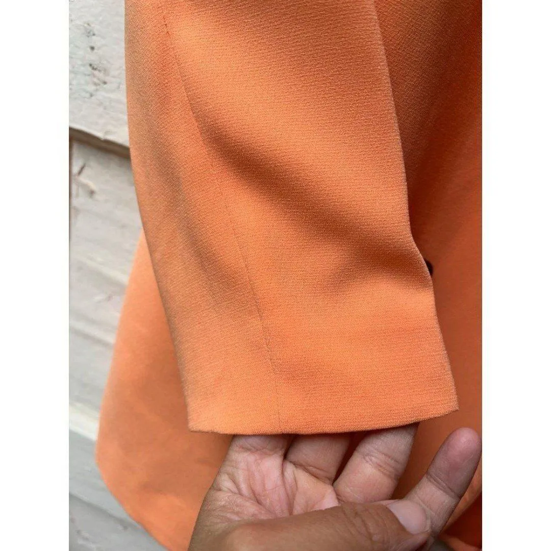 Mural womens blazer XS orange double breasted casual business corporate office - Image 6