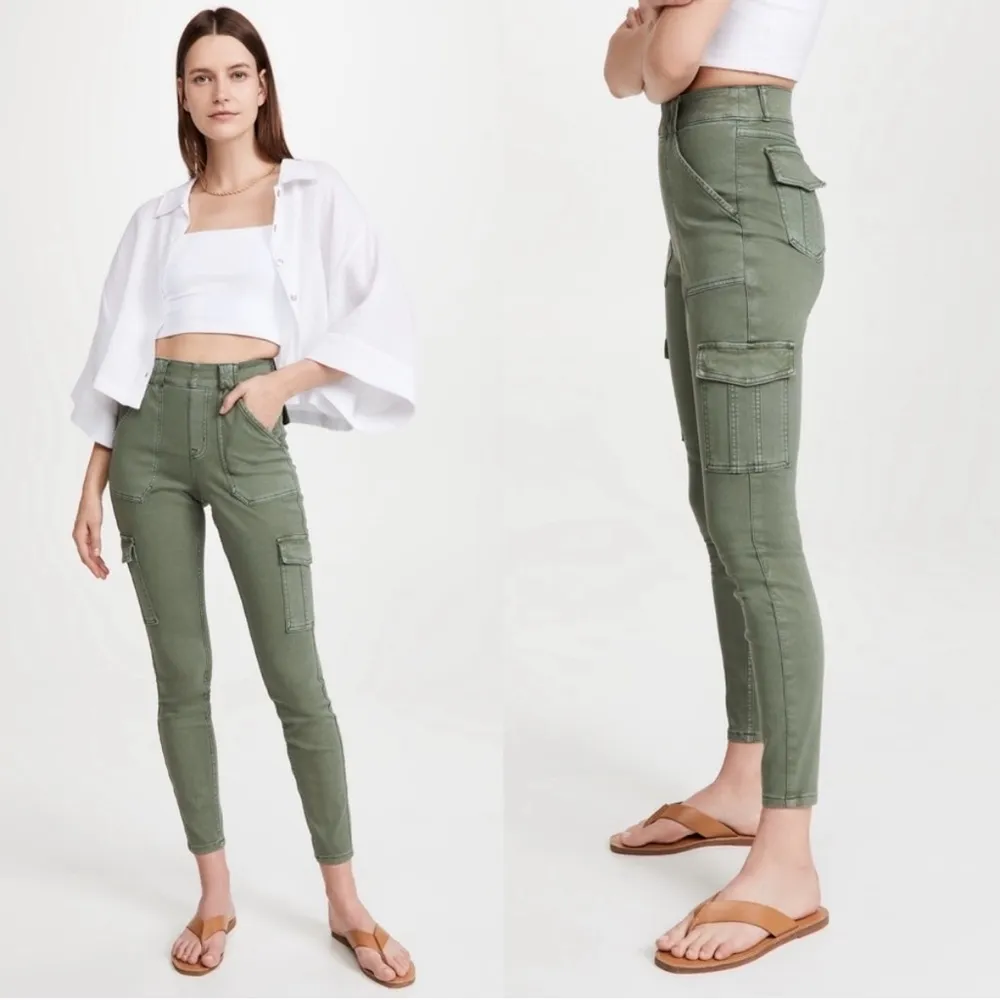 NEW Spanx Stretch Twill Ankle Cargo Pant - Image 2