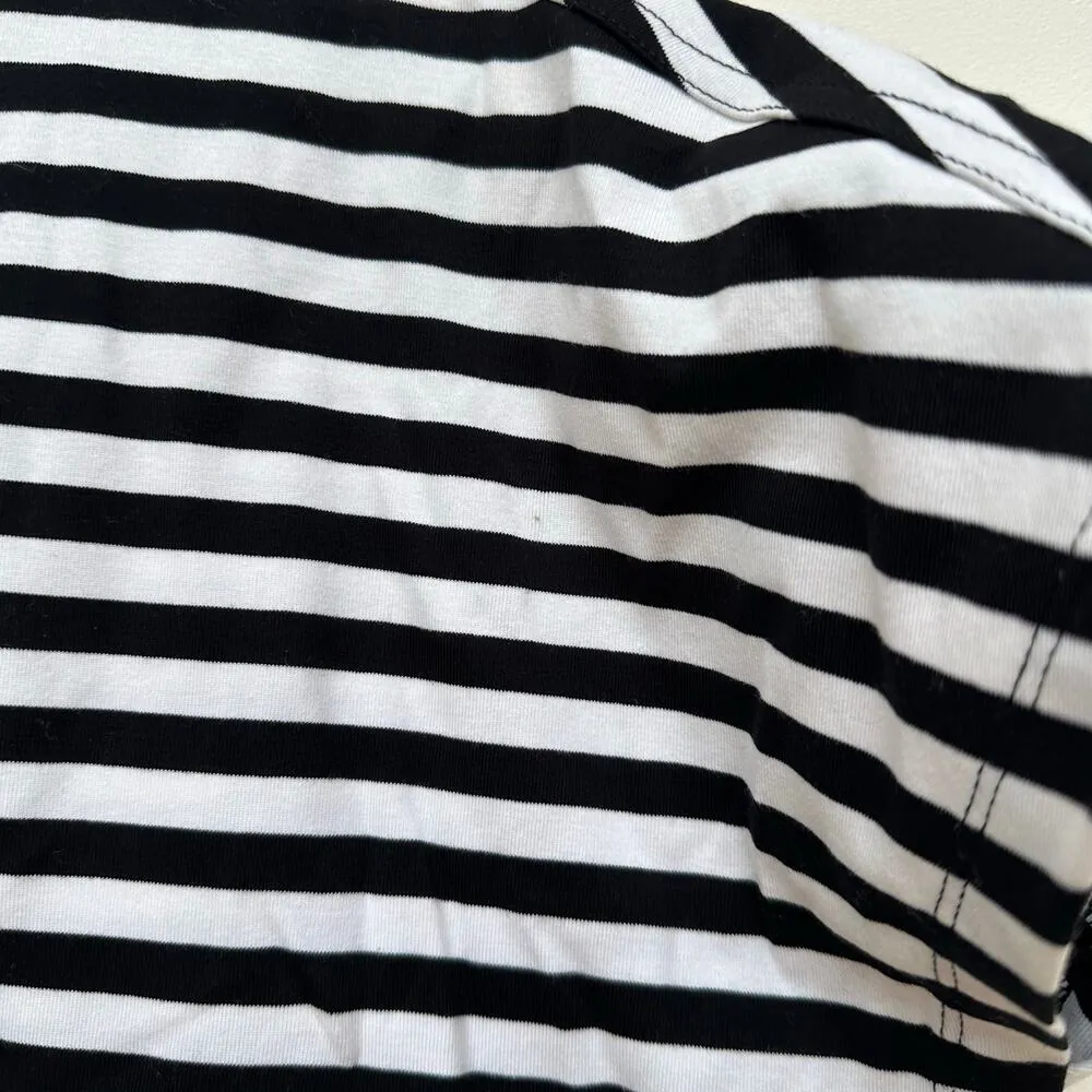 Lafayette 148 New York Striped Hooded Zip Top – Size M - Image 5