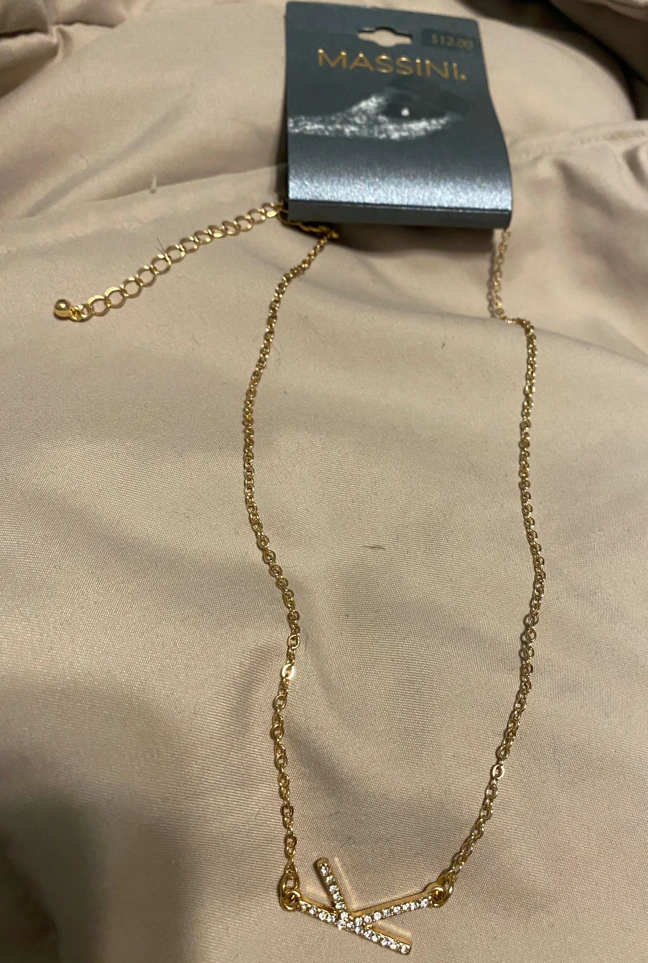 Massini gold K necklace  - Image 3