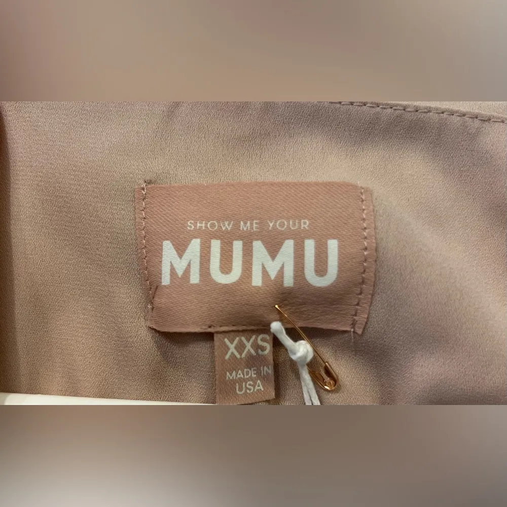 NWT Show Me Your Mumu Jess Ruffle Midi Dress in Dune Chiffon Size XXS - Image 5