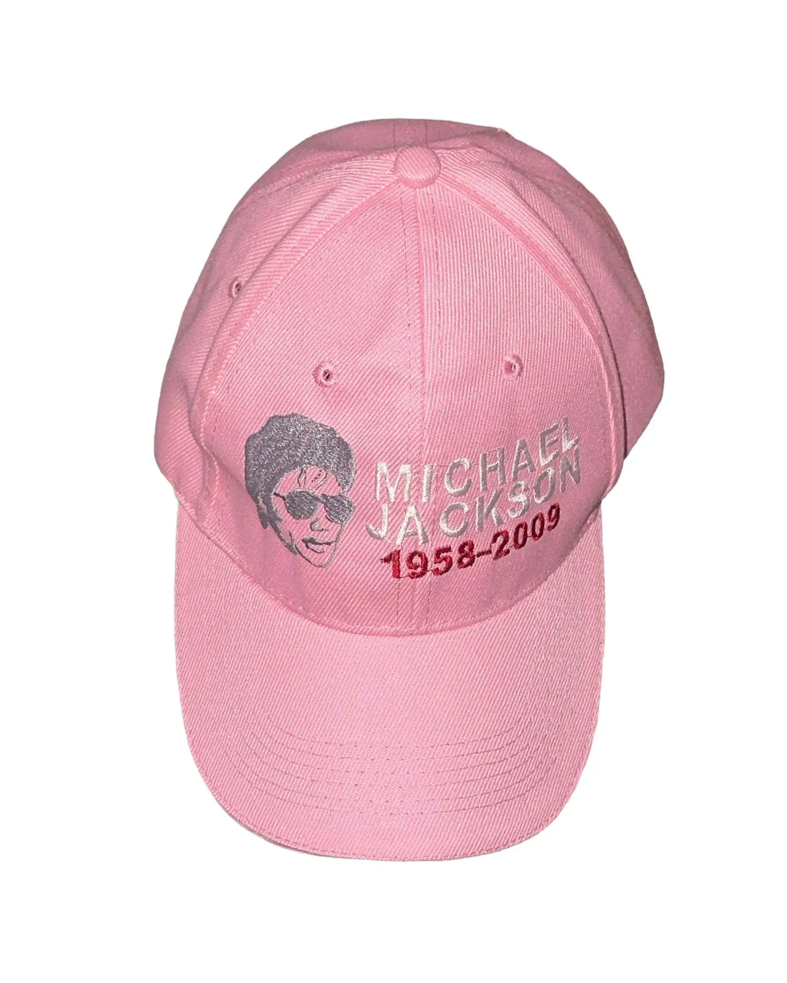 Michael Jackson Memorial Baseball Cap Pink - Image 4