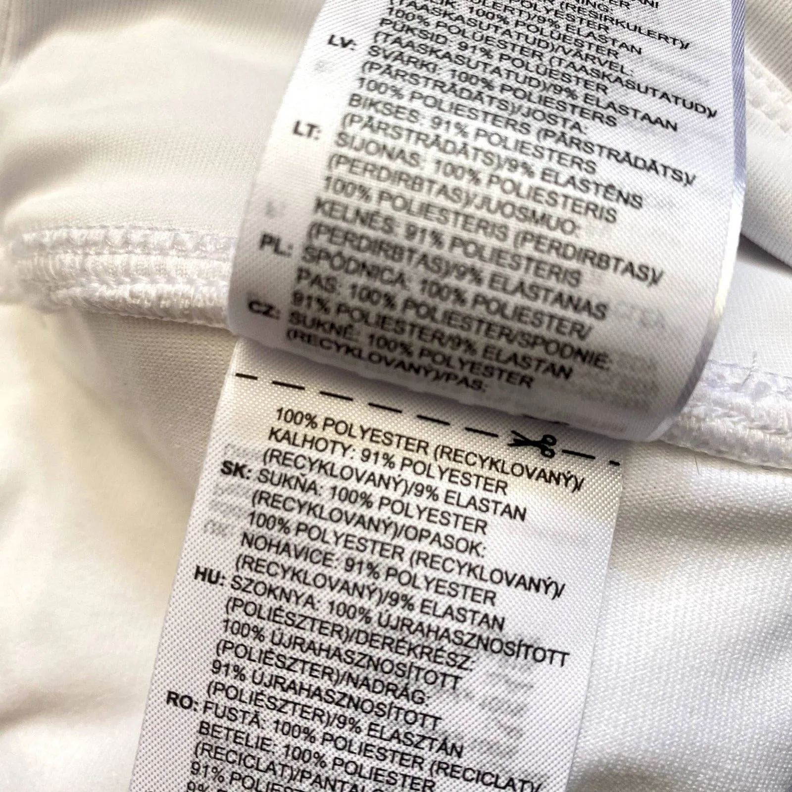 Adidas Aeroready Club Skirt Tennis Golf Skort White Preppy Athleisure Size‎ XL - Image 7