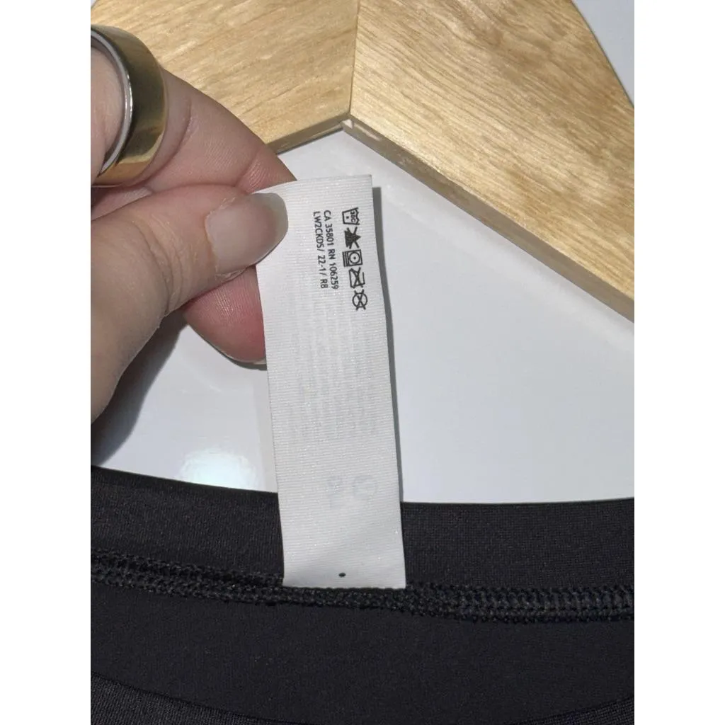 NWT Lululemon Waterside Relaxed UV Protection Long Sleeve Shirt Black Pink Sz L - Image 10