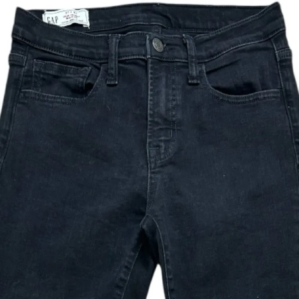 Gap  Black True Skinny Mid Rise Jeans size 4 / 27 - Image 4