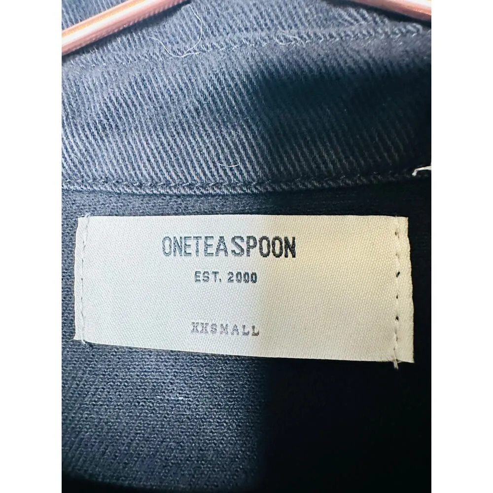 ONE TEASPOON Onyx Black Button Up Prophecy Jumpsuit NWT Size XXS - Image 9