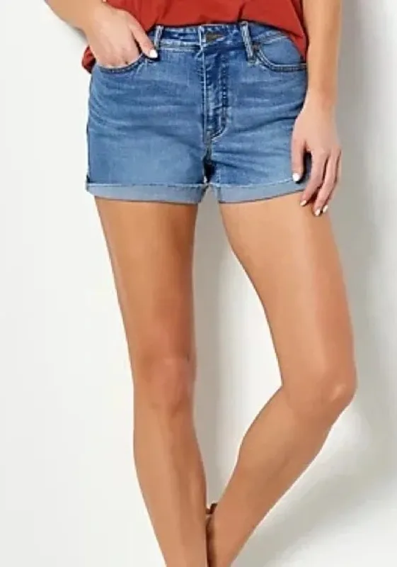 CANDACE CAMERON BURE Pacific Jean Denim Short Raw Hem Cuff NWT Womens Plus 18WP Blue Size 18W - Image 1