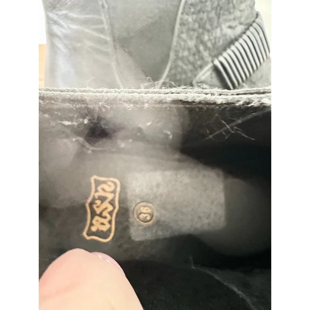 Ash "killer” Womens Black Creeper Platform Ankle Boots Size 36 / 5.5 - Image 3