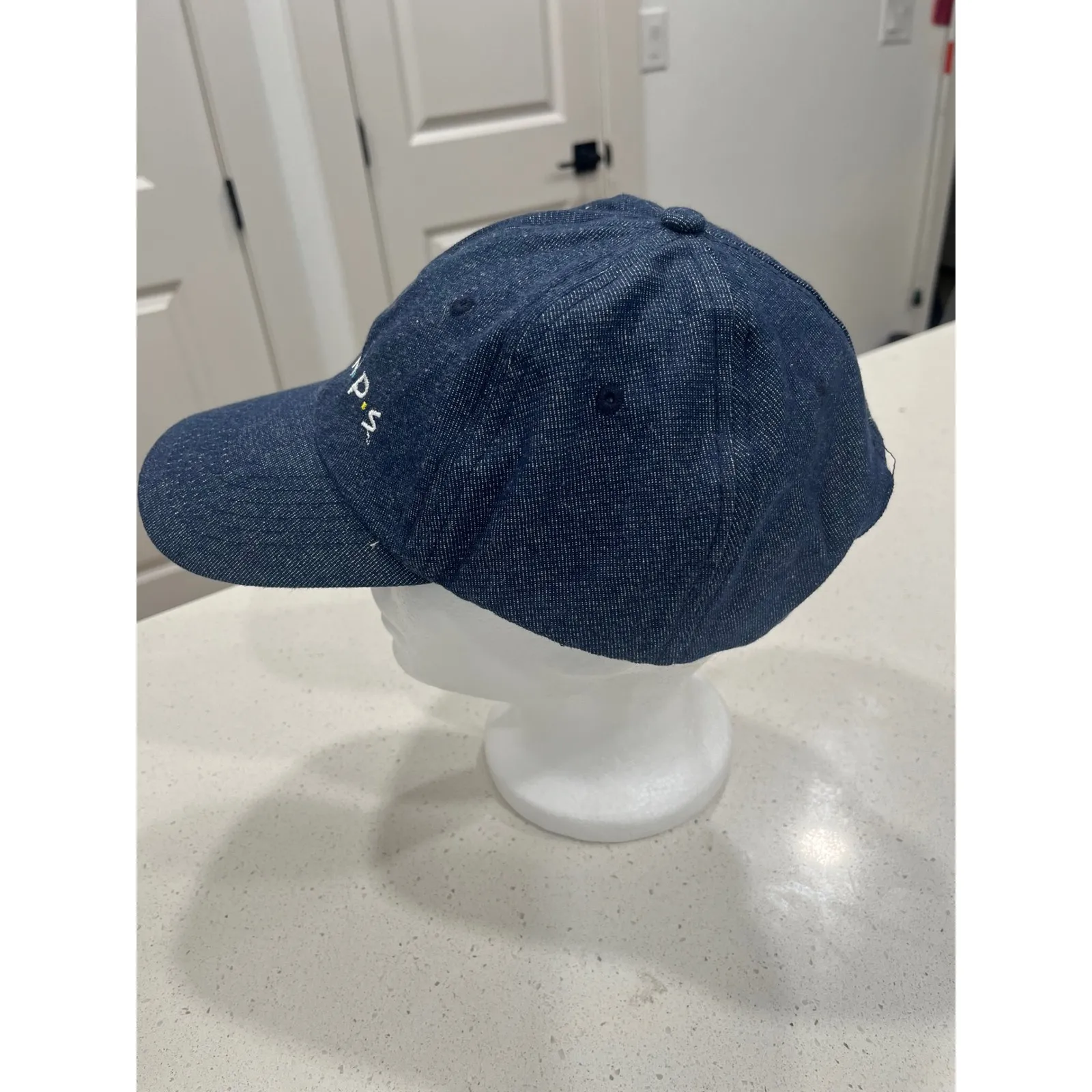 Friends TV Show Denim Baseball Cap Hat Adjustable Logo Blue - Image 8