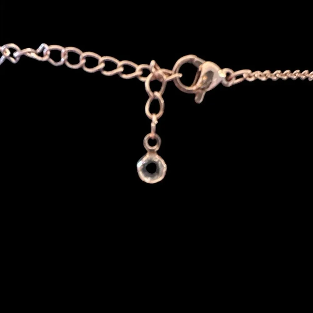 Anoup Rose Gold “I” initial necklace. - Image 5