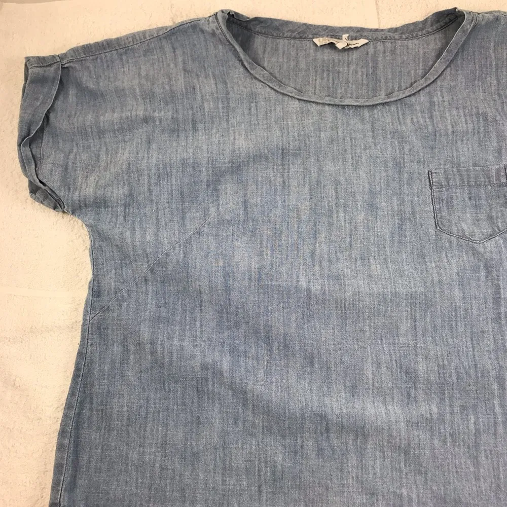 LG French Connection Denim pull over top - Image 2