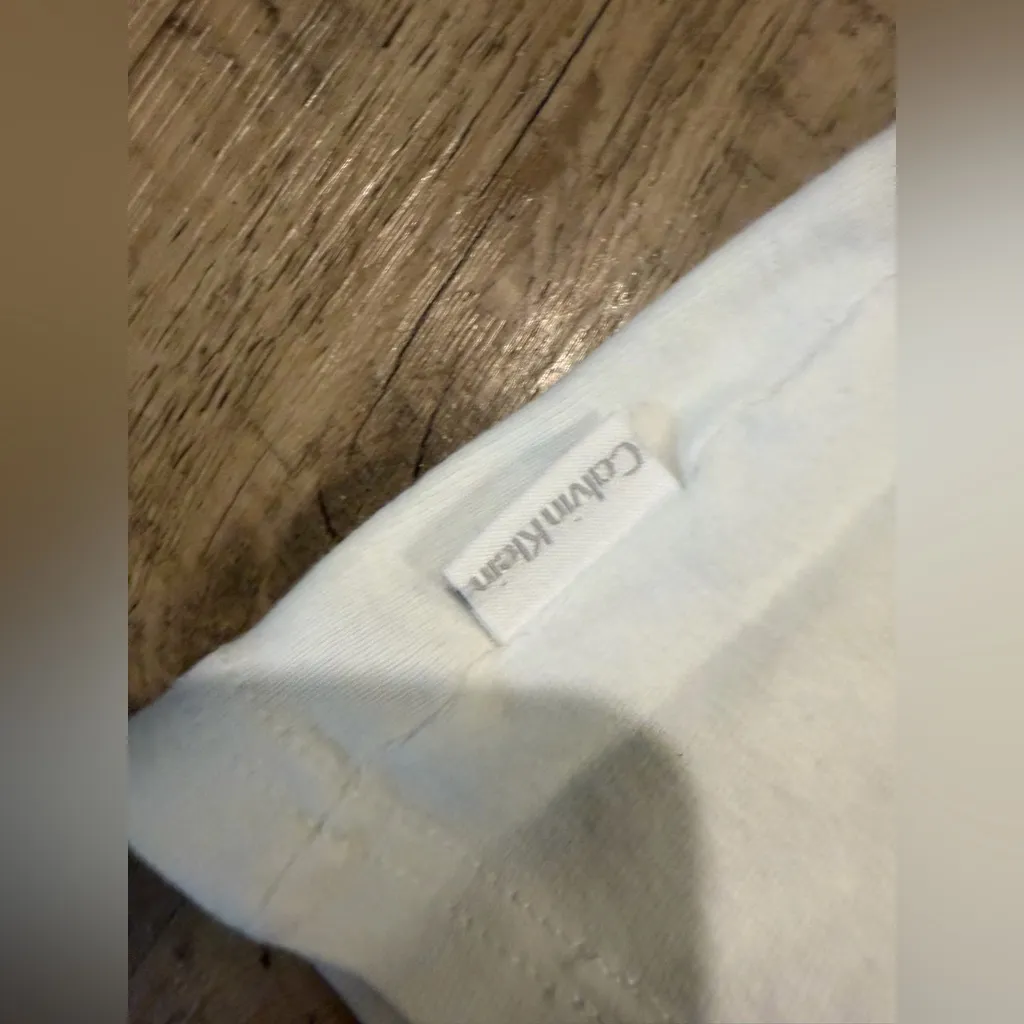 Calvin Klein White Lace Chemise Slip Medium - Image 3