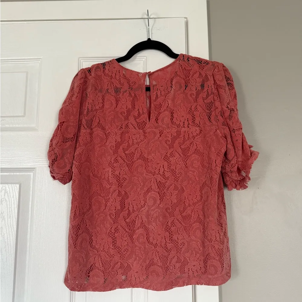 Anthropologie Parvati Feminine Boho Lace Top - Image 7