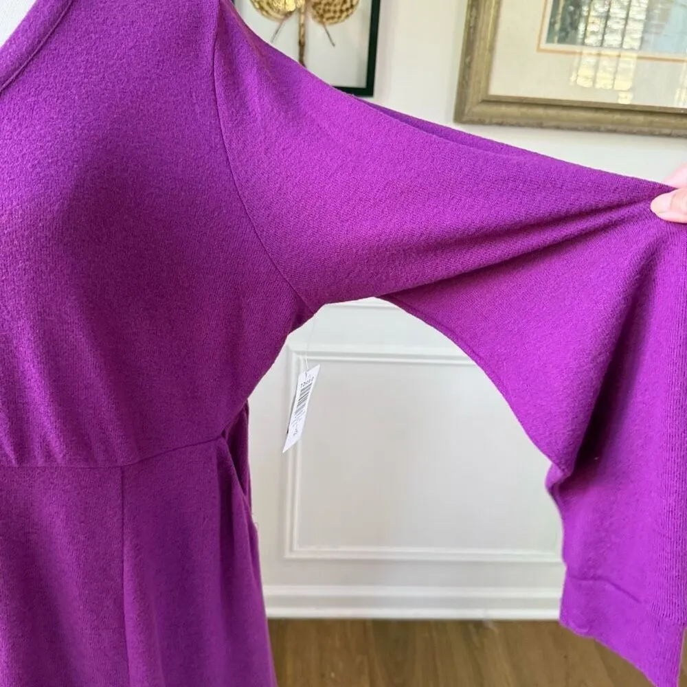 NWT Torrid At The Knee Hacci Front Placket Skater Dress Phlox 2 2X - Image 5