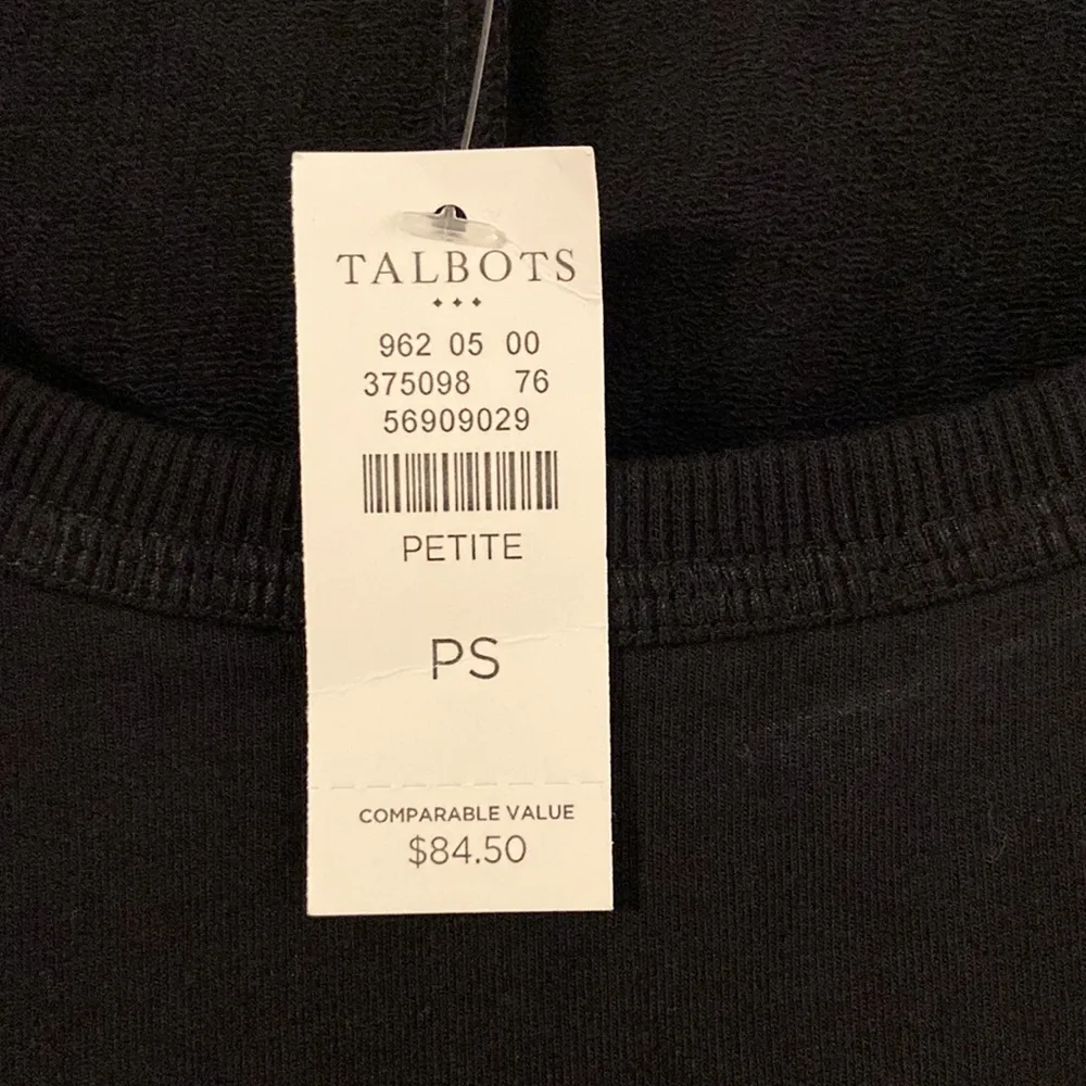 Talbots Summer Dress size PS brand new with tag color black length 42” bust 32” - Image 4