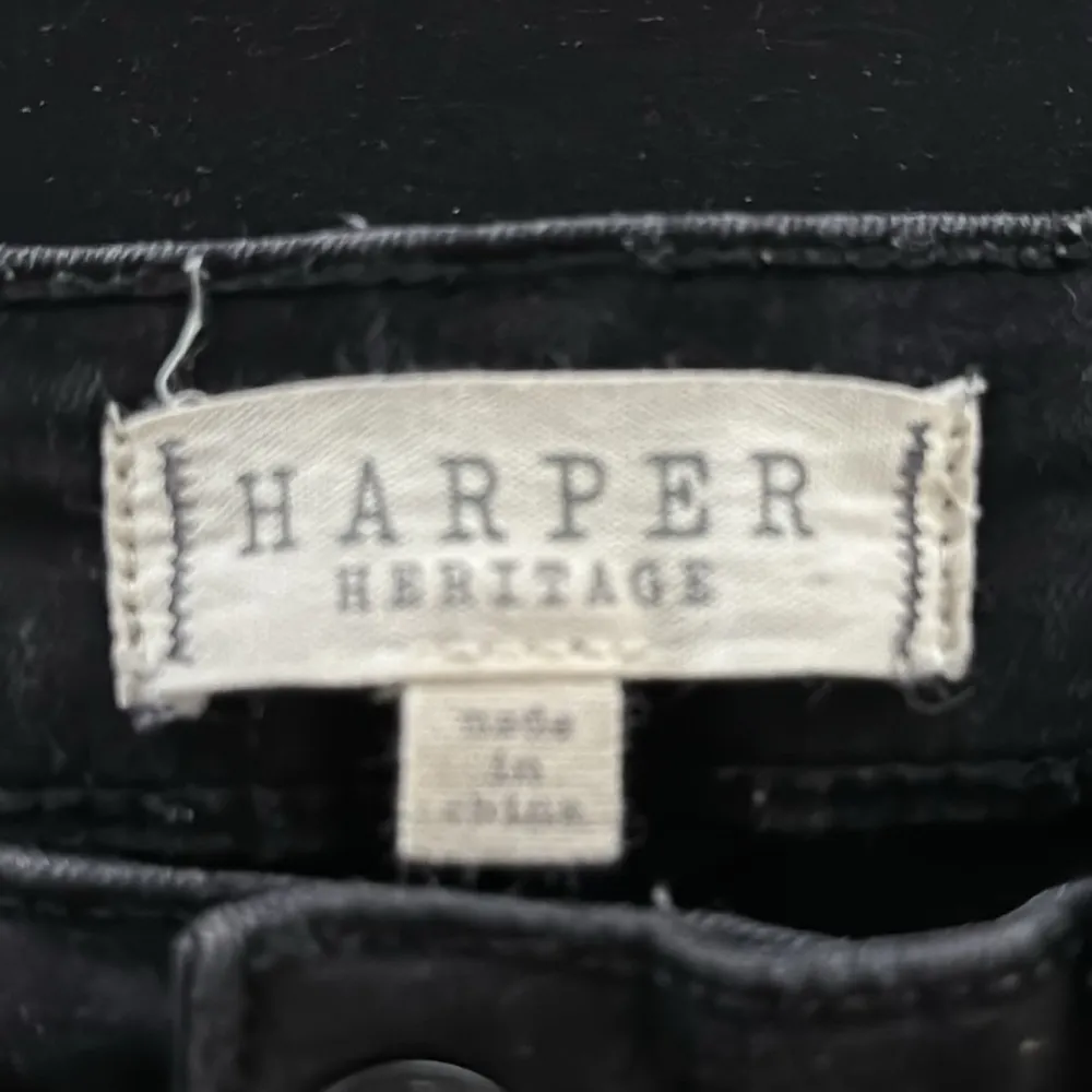 Harper Heritage High Rise Skinny Black Jeans Size 27 EUC #VEG-0069 - Image 9