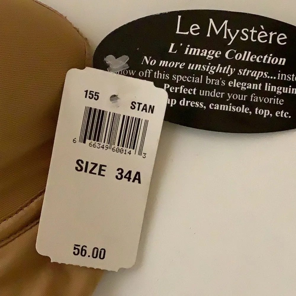 Le Mystere L’Image Linguine Strap Bra Size 34A New With Tags - Image 6