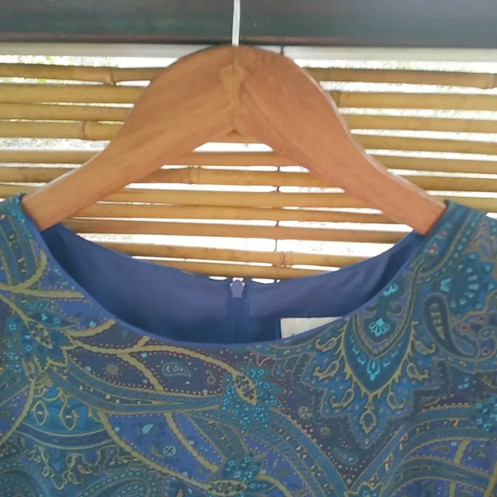 Koret 14 Rich Deep Paisley Dress Plus Blue - Image 6