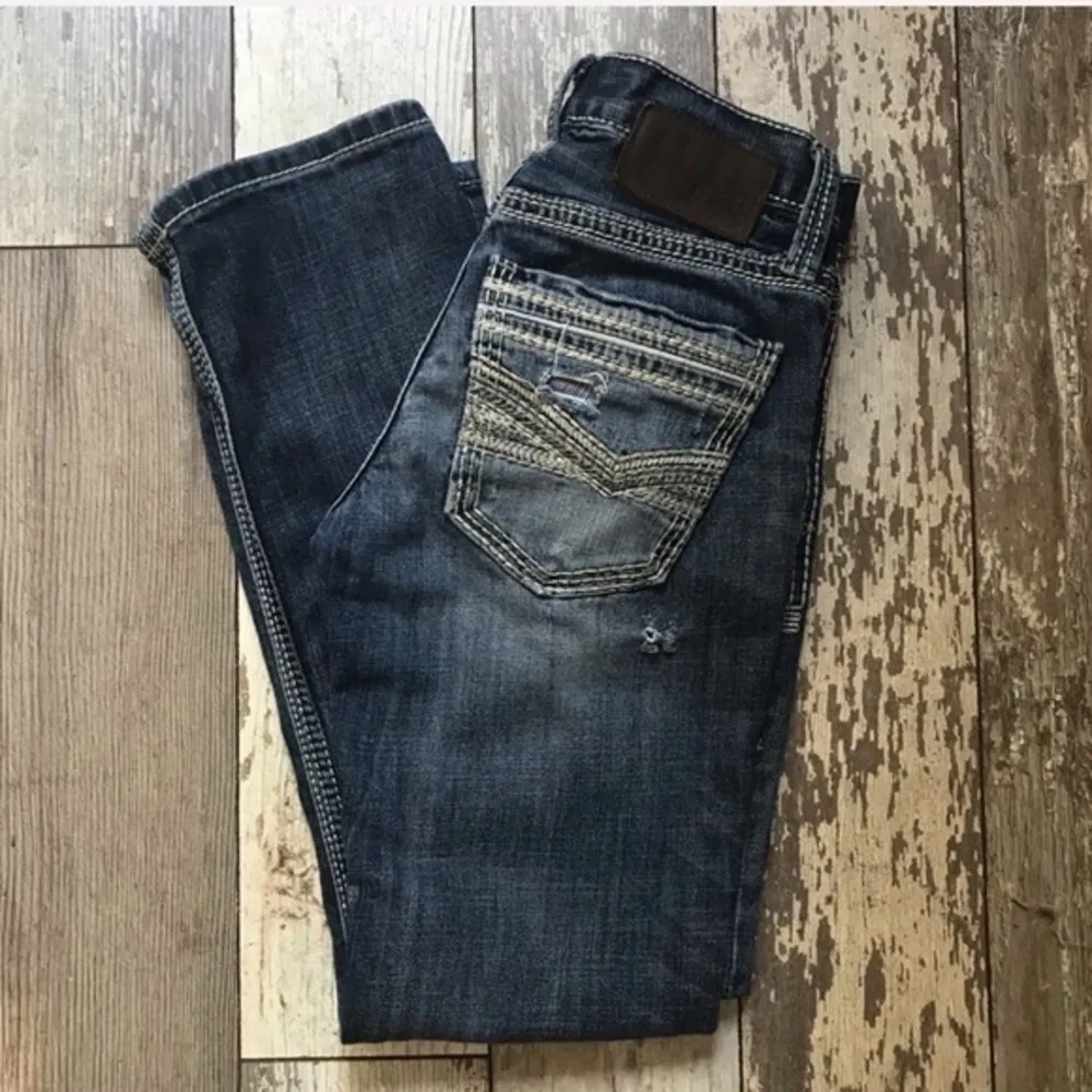 BKE Aiden Straight Distressed Jeans Size 26 Short - Image 10