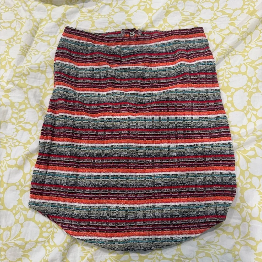 Multicolored Form Fitting short summer skirt - Image 2