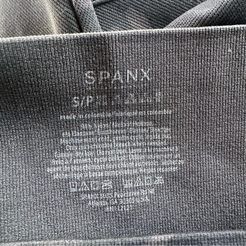 Spanx Camouflage Camo Cropped Leggings Seamless Women’s Small Black Athletic Gym - Image 9