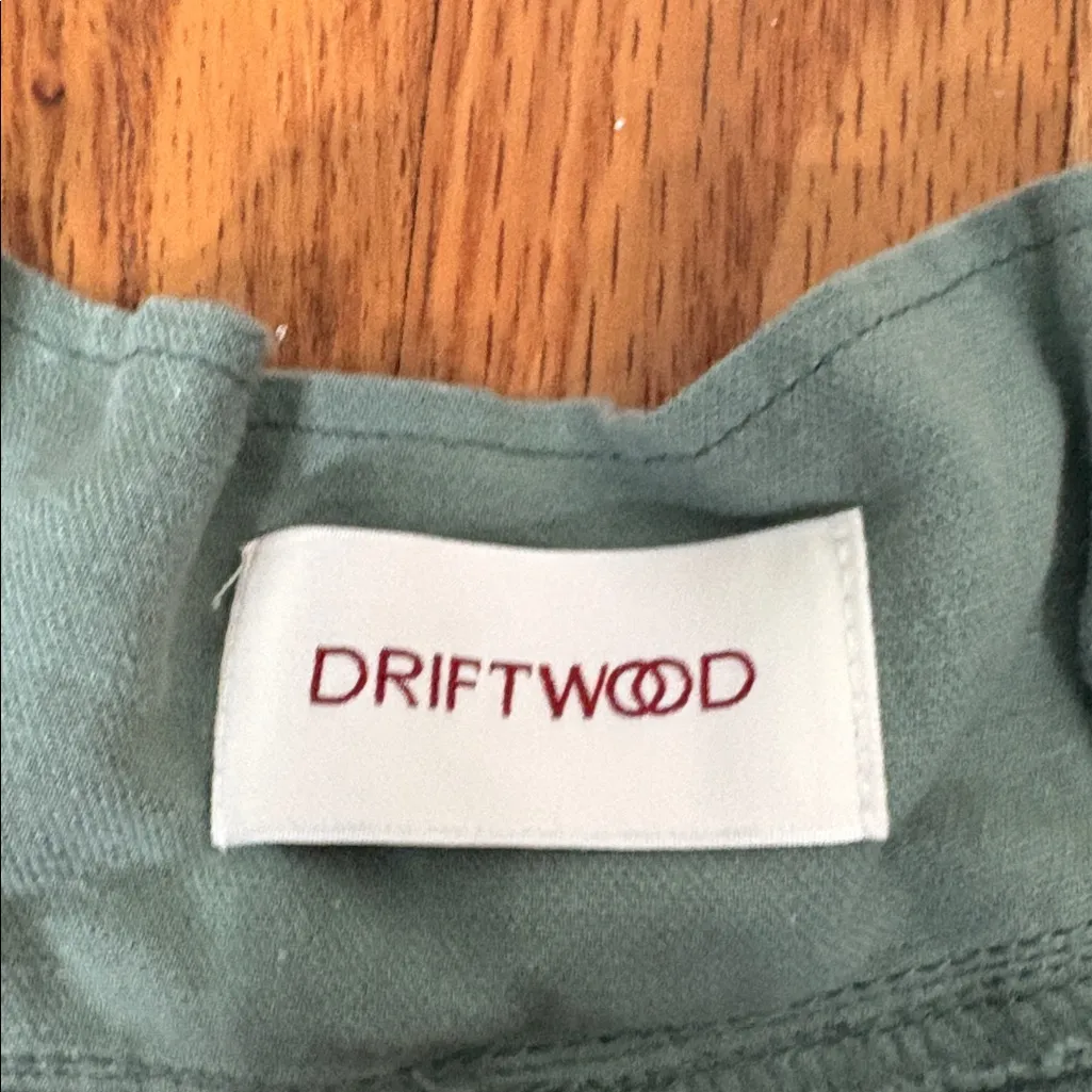 DRIFTWOOD DENIM Vicki Linen-blend Pant Paper‎ bag Green Aloe size 28 NWT - Image 8
