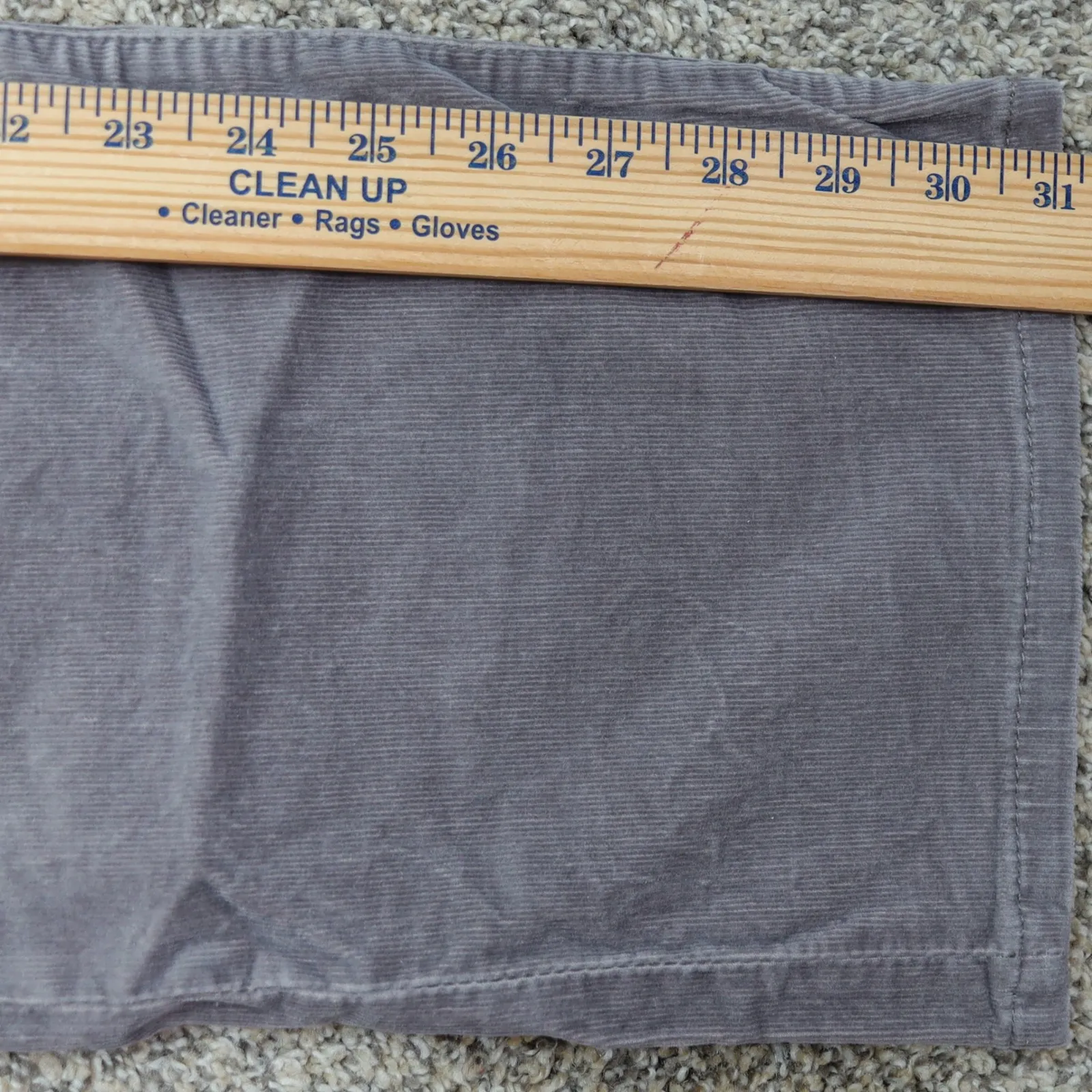 LRL Lauren Jeans Co Ralph Lauren Corduroy Pants Women's 12 Gray Classic Straight - Image 6