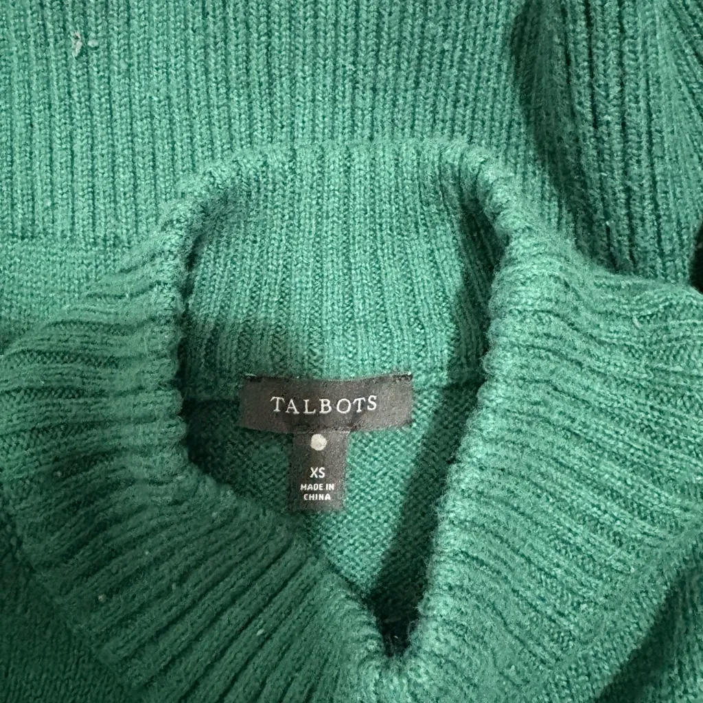 Talbots Emerald Green Knit Sweater - Image 5
