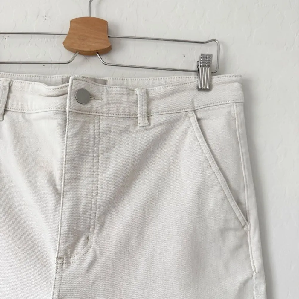 Everlane Cropped Straight Leg Jeans Sandstone Size 14 - Image 11