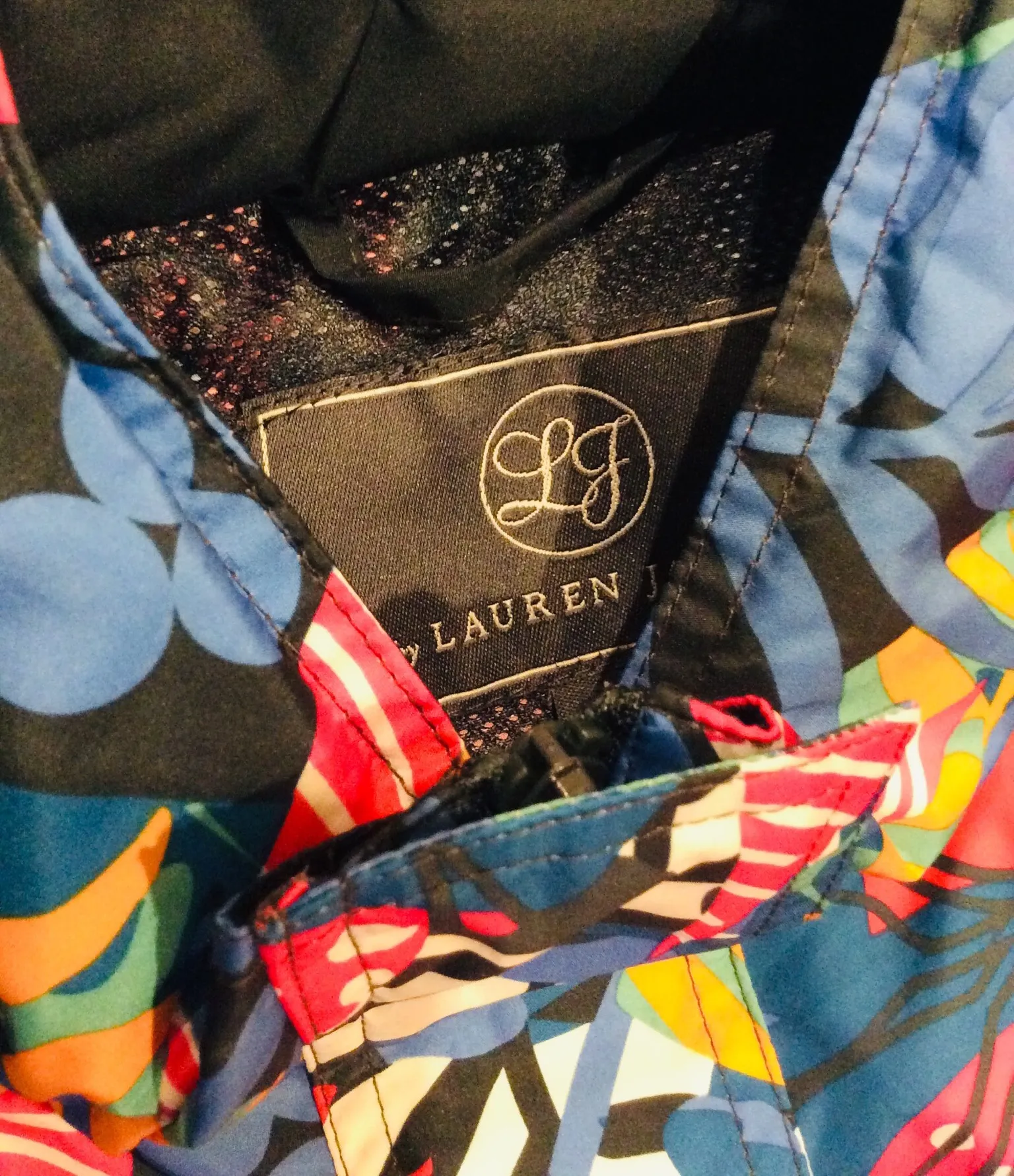 Rain Jacket Windbreaker Pullover Large - Image 9