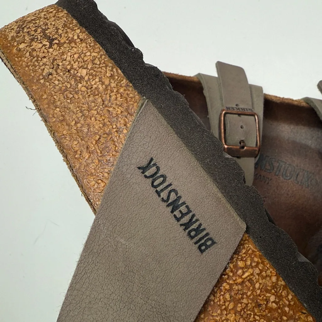 Birkenstock Women’s Mayari Birko-Flor - Brown Strappy Sandal S-407 Size 39 - Image 5