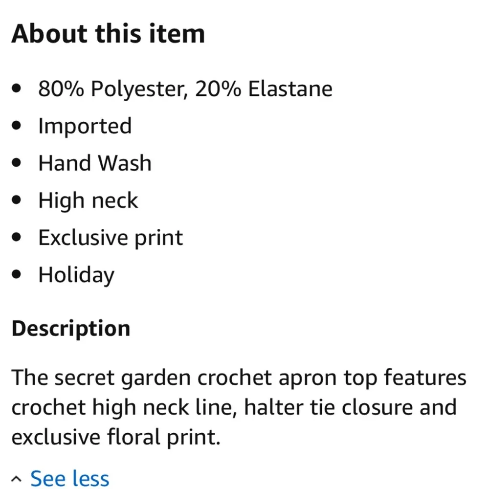 🆕 MINKPINK Secret Garden crochet apro… - Image 10