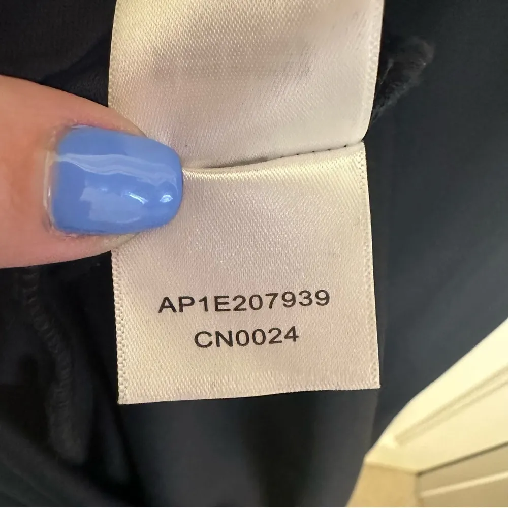 ADRIANNA Papell Crepe Chiffon Gown off shoulder back zip fully lined Size 12 - Image 6