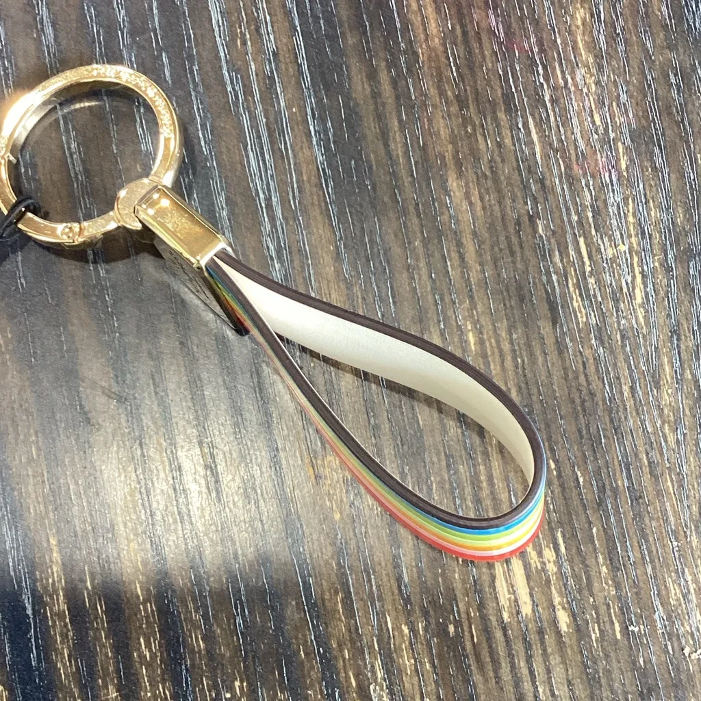 Kate Spade  Rainbow Bag Charm Keychain - Image 4