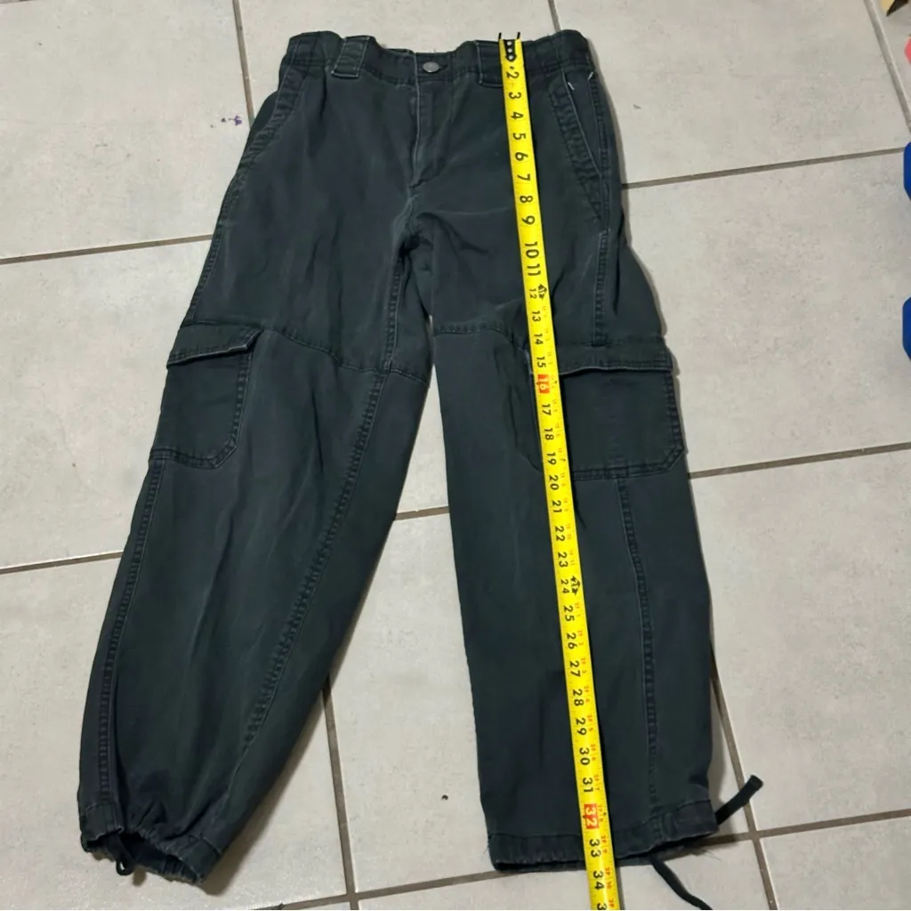 Old Navy Women Gray/Black Cargo Pants size XS - Image 7