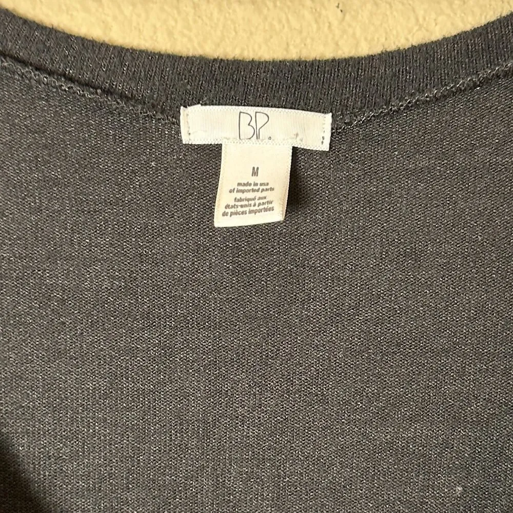 NORDSTROM BP Long SLeeve V Neck Thin Sweater Top Size Medium - Image 3