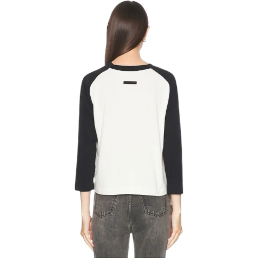 NWT FEAR OF GOD ESSENTIALS
Baseball Tee Shirt Cream / Black Unisex Medium - Image 3