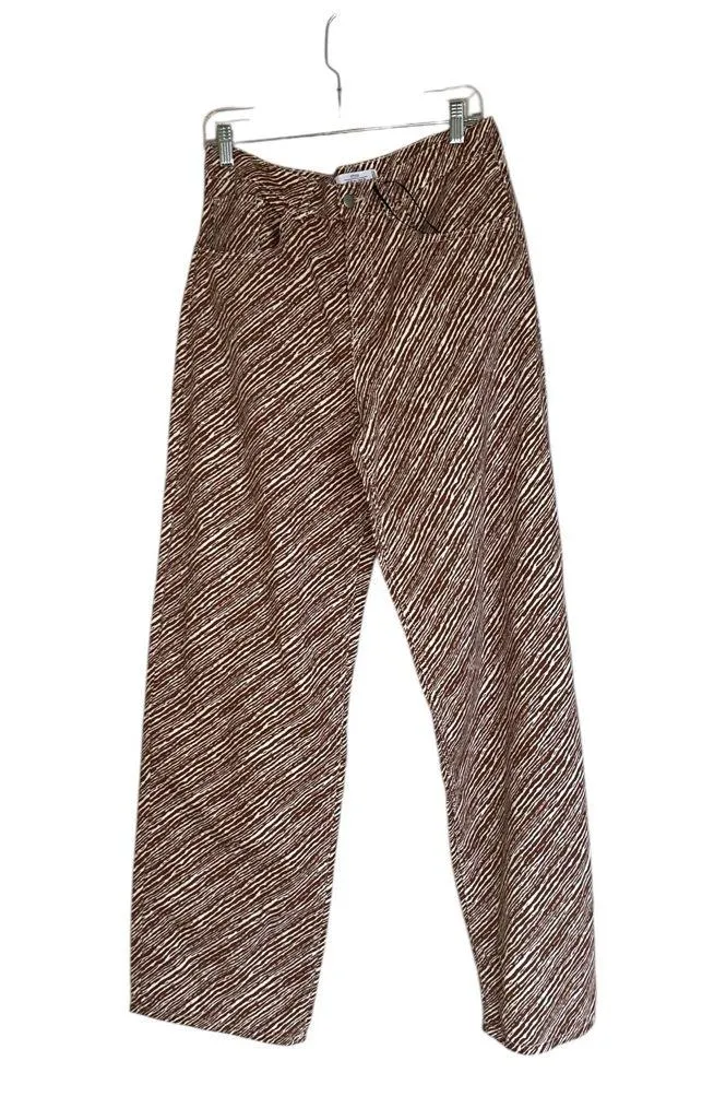 NWOT ZARA LIMITED EDITION ANIMAL PRINTED BLOGGERS FAVE PANTS Wide Leg Baggy - Image 9