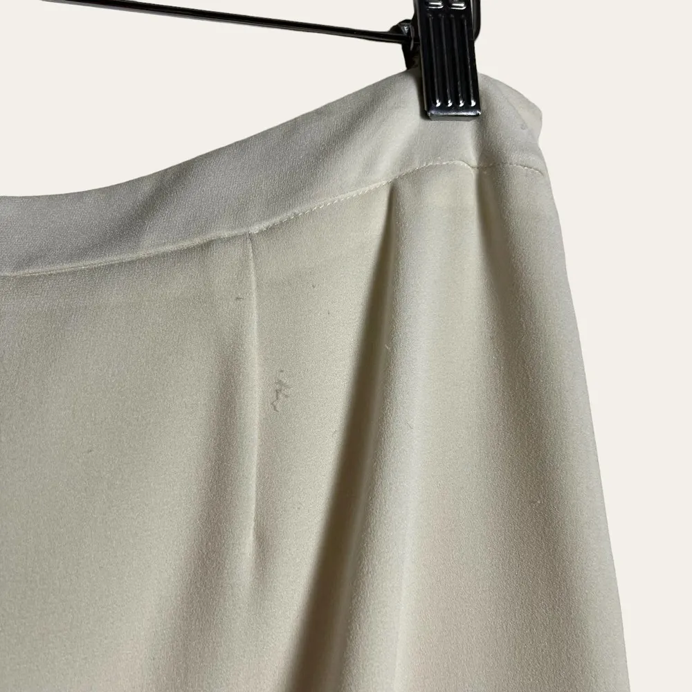 IRO Brooke Ivory White Draped Front Skirt Size L - Image 11