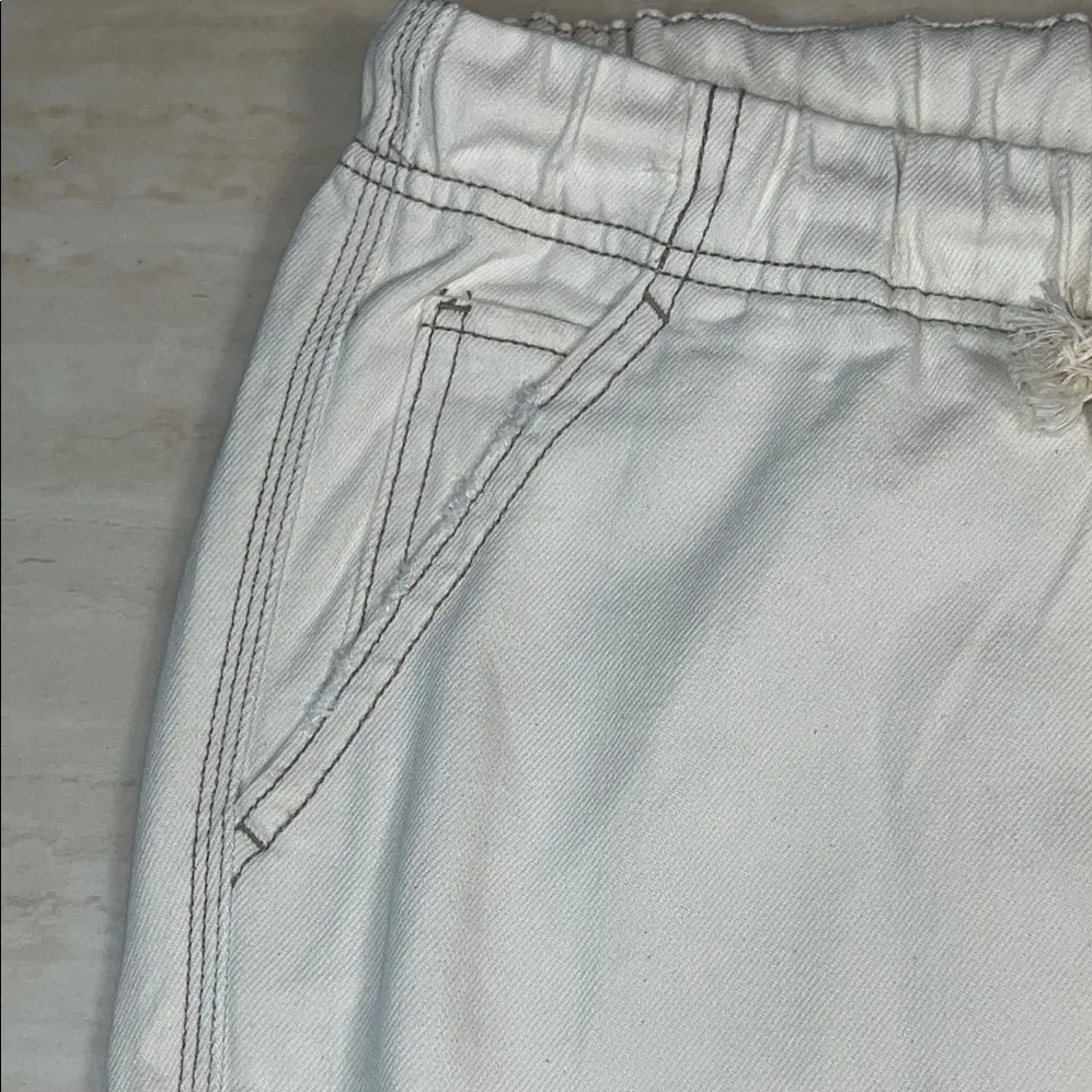 Liverpool The Rascal Tie Front Cuffed Pants Antique Ecru 1. size14/32.    ordrA3 - Image 9