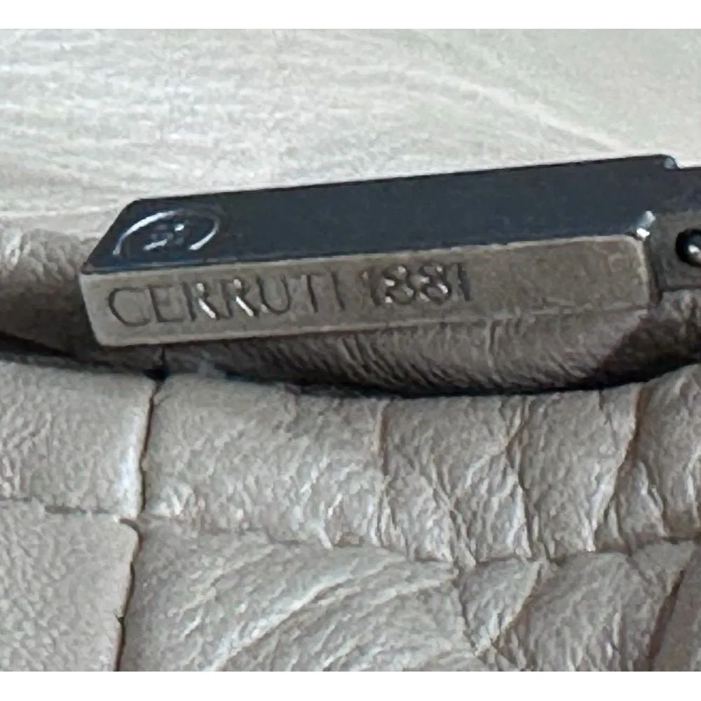 CERRUTI 1881 Women Leather Jacket Size 6 Beige Soft Leather Jacket Vintage Tan - Image 10